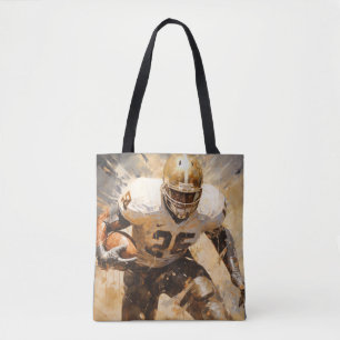 American Football Action Sport Painting Abstrakt