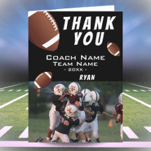 American Football Ball Black Danke Coach Foto