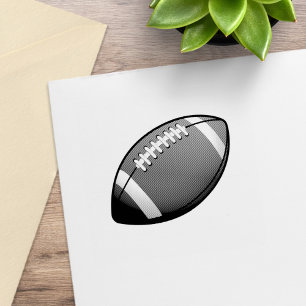 American Football Ball Gummistempel