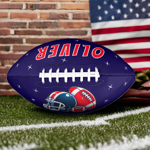 American Football Ball Helmet Cartoon Name