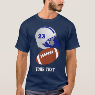 American Football Ball & Helmet T-Shirt
