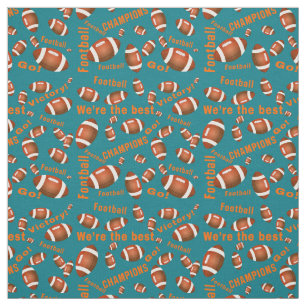 American Football Balls und Inspiration Text Stoff