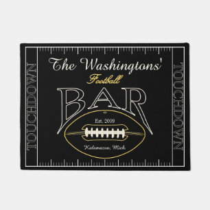 American Football Bar Eintritt Tür Mats Türmatten  Fußmatte