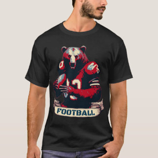 American-Football-Bär Vintage   T-Shirt