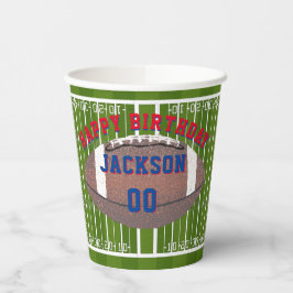 American Football Birthday Party Pappbecher