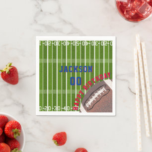 American Football Birthday Party Serviette