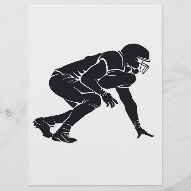 American Football Center Menükarte (Vorderseite)