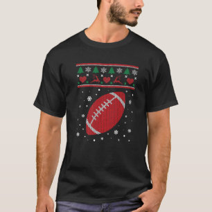 American Football Christmas Costume for Rugby Play T-Shirt