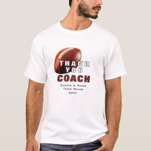 American Football Coach Keepake Danke T-Shirt