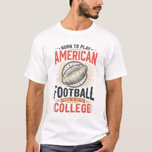 American Football College Vintage Sportshirt (6) T-Shirt