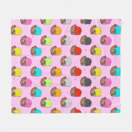 American Football - Colorful Helmets   Fleecedecke