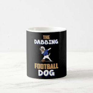 American Football Dabbing Dog Game Funny Geschenk Kaffeetasse
