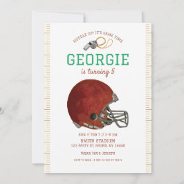 American Football Einladung | Football Helm