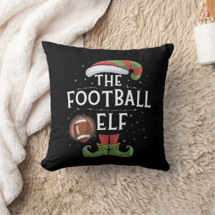 American Football Elf Family - Weihnachten Kissen