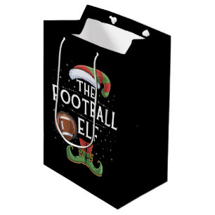American Football Elf Family - Weihnachten Mittlere Geschenktüte
