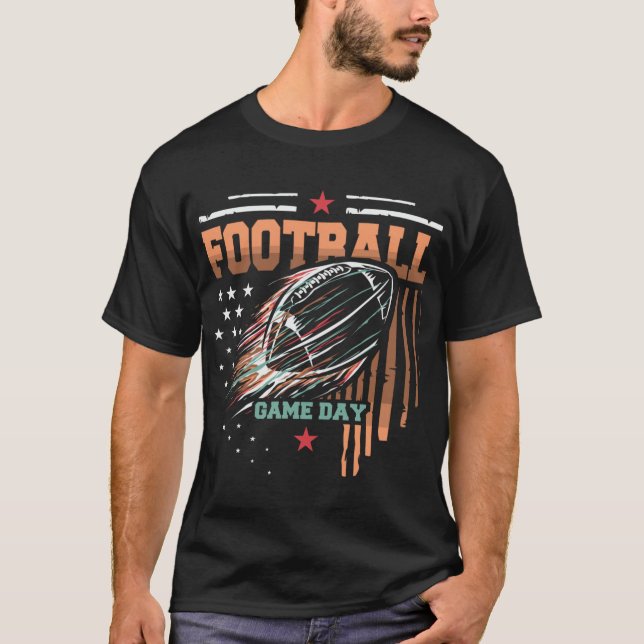 American Football Emblem – Footballer Leaque   T-Shirt (Vorderseite)