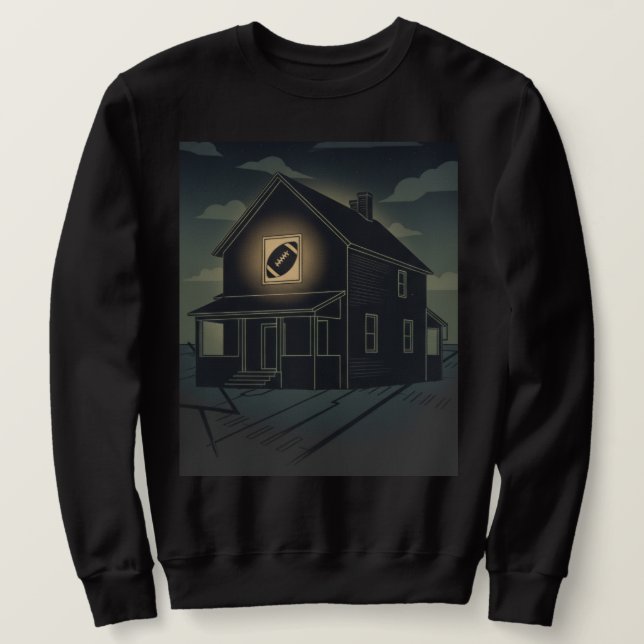 AMERICAN FOOTBALL EMO BAND INSPIRED MINIMALIST  SWEATSHIRT (Design vorne)