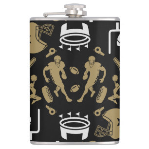 American Football Fan Flachmann