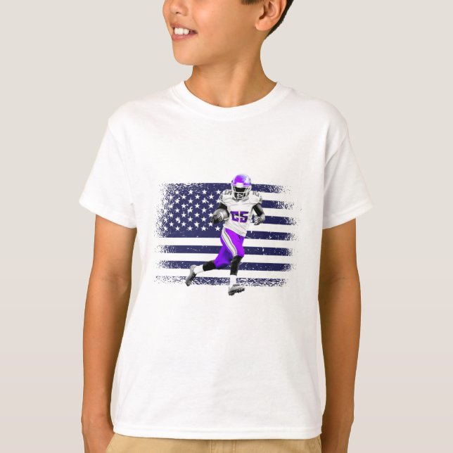 American Football Fan Jersey Shirt USA Flag (Vorderseite)