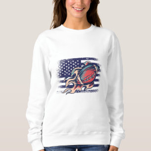 American Football Fan Jersey Shirt USA Flag