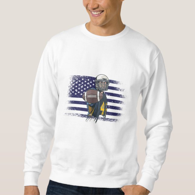 American Football Fan Jersey Shirt USA Flag (Vorderseite)