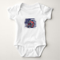 American Football Fan Jersey Shirt USA Flag