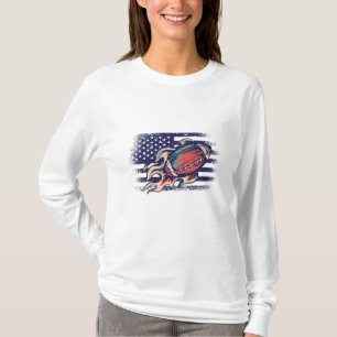 American Football Fan Jersey Shirt USA Flag