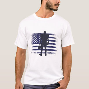 American Football Fan Jersey Shirt USA Flag