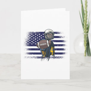 American Football Fan Jersey Shirt USA Flag Karte