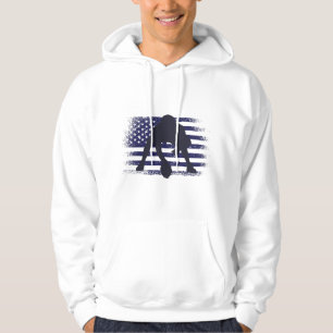 American-Football-Fan-Jersey-Shirt USA-Flagge Hoodie