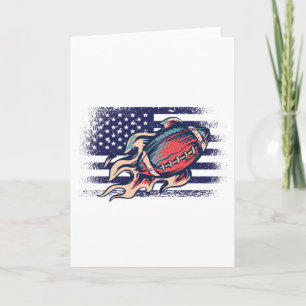 American-Football-Fan-Trikot-Shirt USA-Flagge Karte
