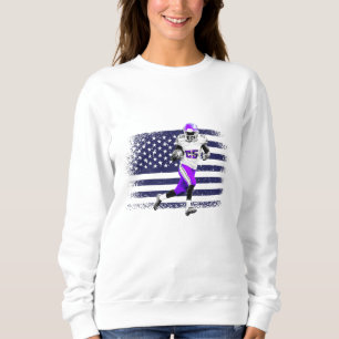 American-Football-Fan-Trikot USA-Flagge Sweatshirt