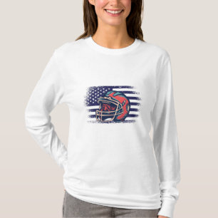 American-Football-Fan-Trikot USA-Flagge T-Shirt