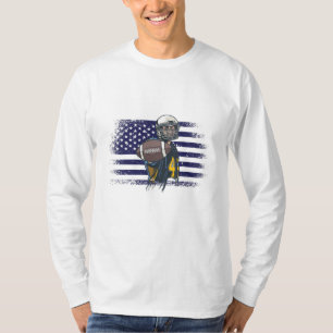 American-Football-Fan-Trikot USA-Flagge T-Shirt