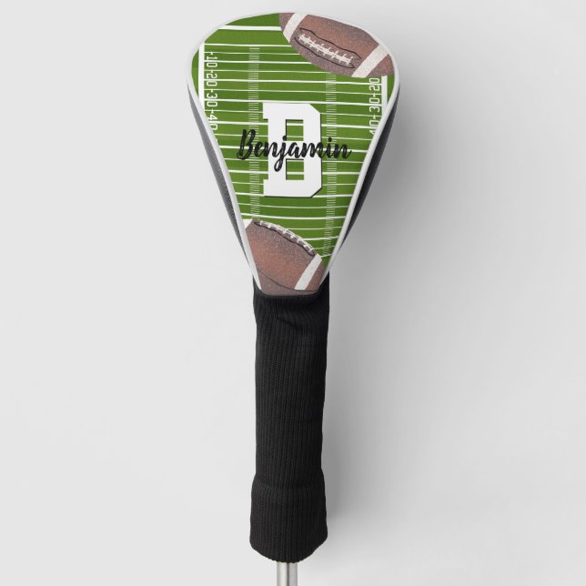 American Football Fans Driver Golf Headcover (Vorderseite)