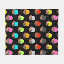 American Football - Farbige Helme und Ball 