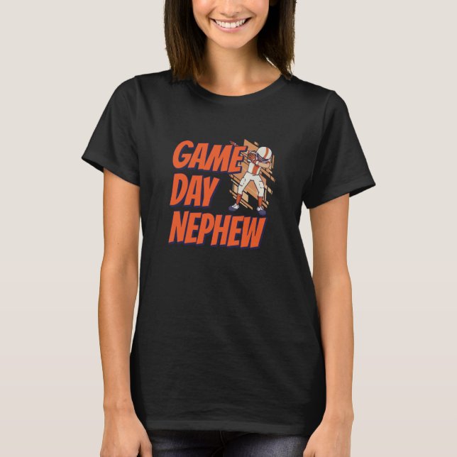American Football Footballer Player Football Nephe T-Shirt (Vorderseite)