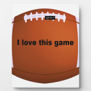 American football fotoplatte