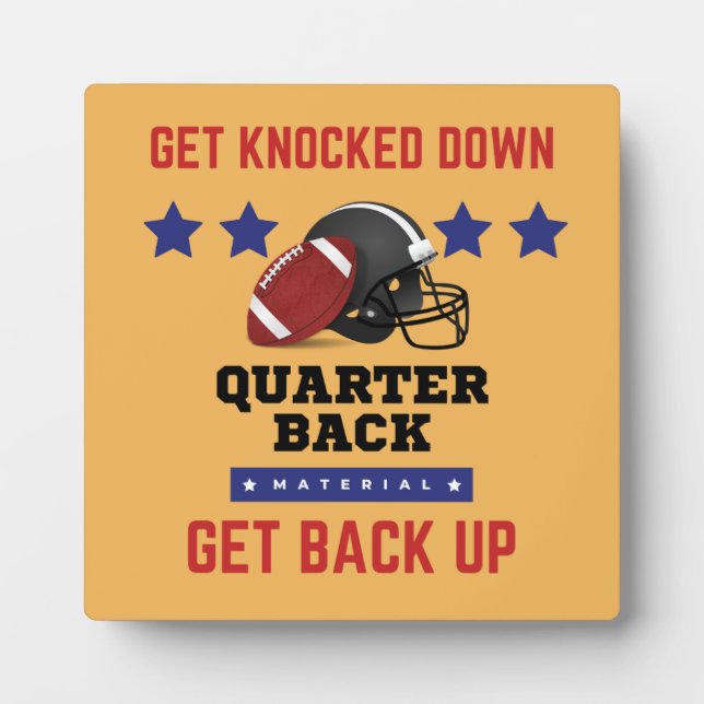 American Football Fotoplatte (Vorderseite)