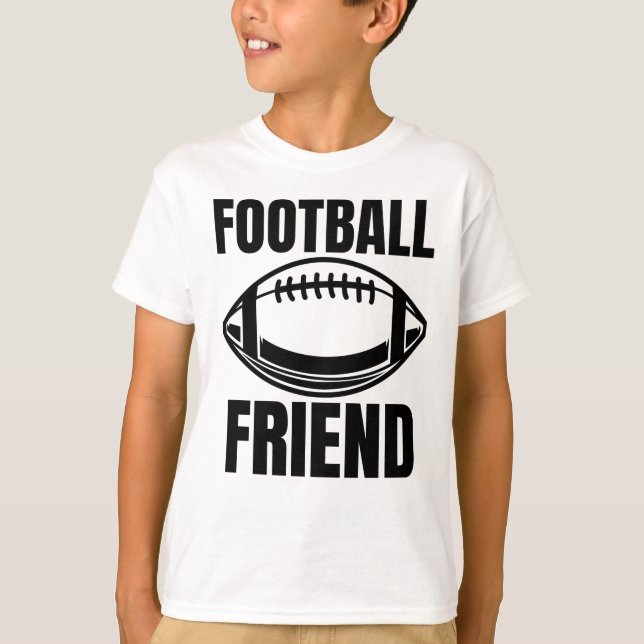 American Football Friend Fan Day Liebhaber T-Shirt (Vorderseite)
