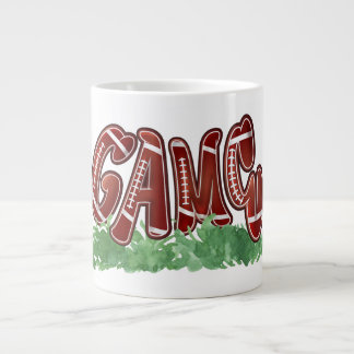 American Football Game Day Kaffeetasse - Vintage S Jumbo-Tasse