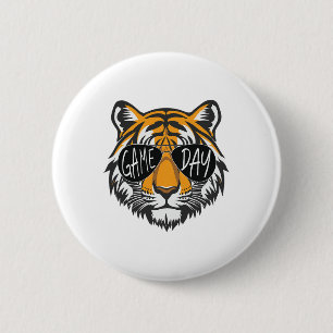 American Football Game Day Thanksgiving Touchdown  Button