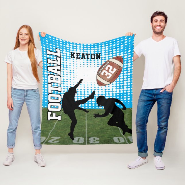 American Football - Game Time Fleecedecke (Beispiel)