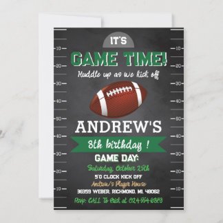 American Football Geburtstag Einladung