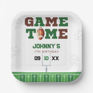 American Football Geburtstag Game Time Pappteller