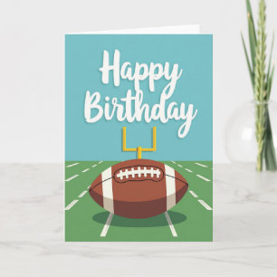 American-Football-Geburtstagskarte Karte