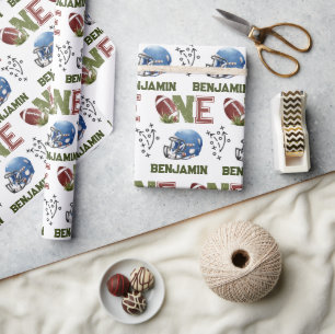 American Football Geschenkpapier