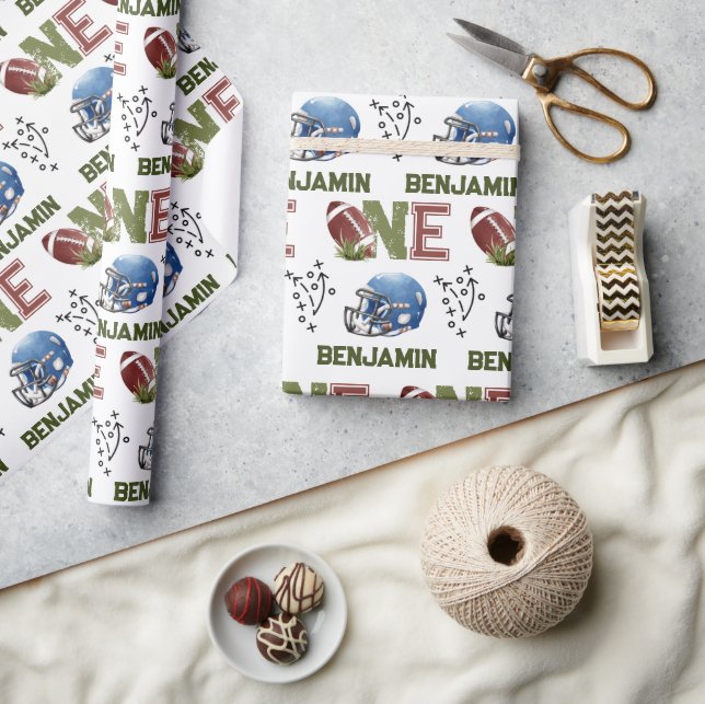 American Football Geschenkpapier (Kunsthandwerk)