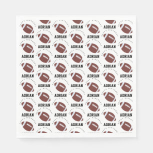 American Football Gridiron Ball Birthday Party Serviette