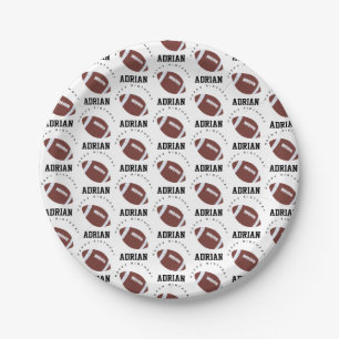 American Football Gridiron Ball Geburtsname Pappteller